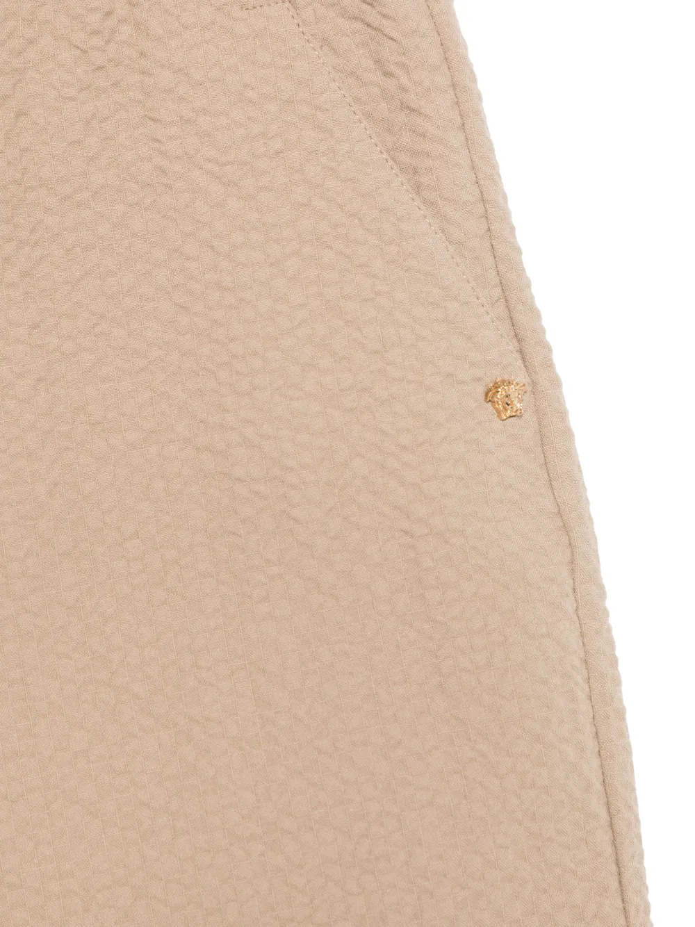 Versace Kids Seersucker shorts Bruin