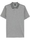 BOSS mélange-effect polo shirt - Grey