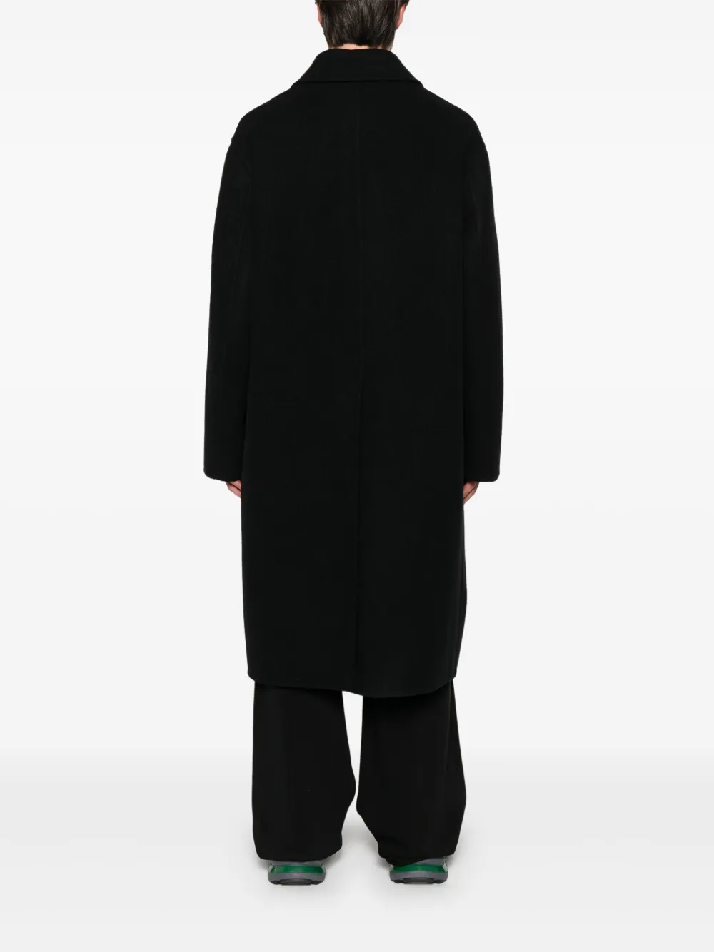 Jil Sander Wollen jas Zwart