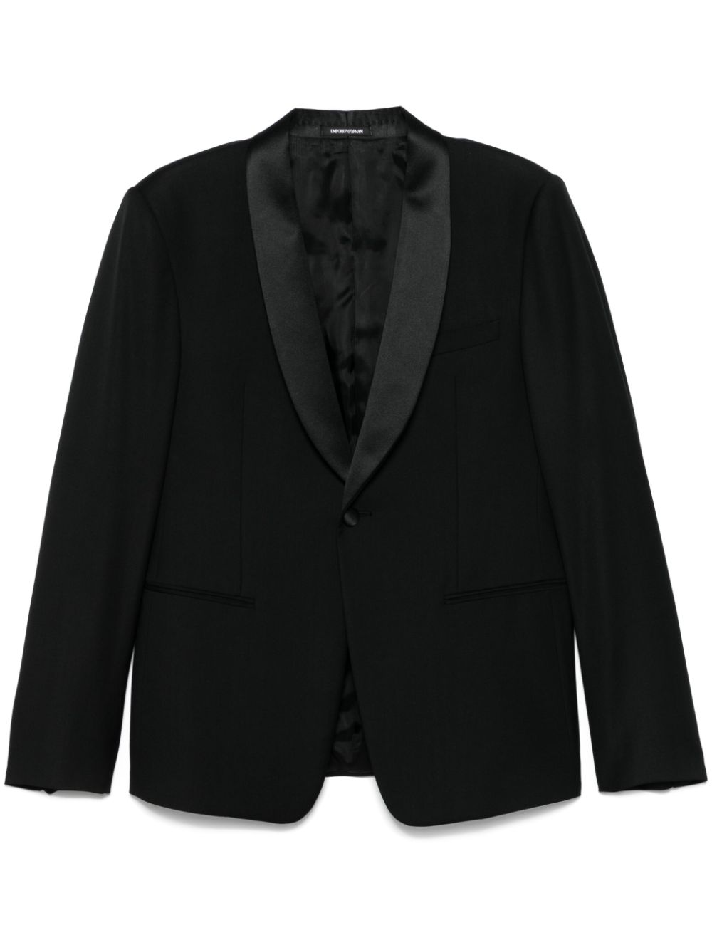 Emporio Armani Wollen blazer Zwart