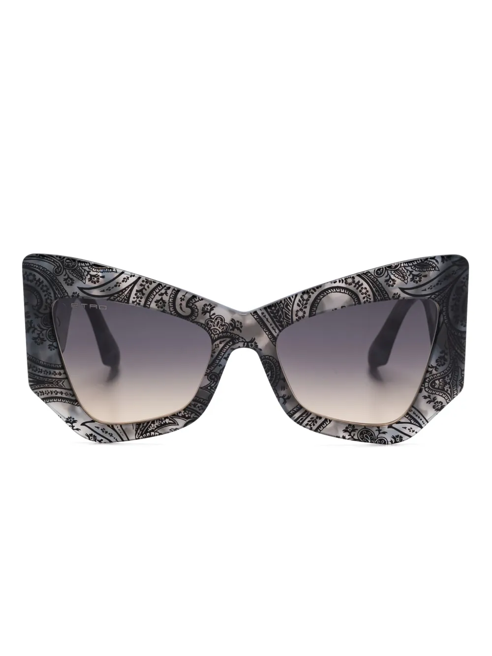 ETRO paisley-print sunglasses Grijs