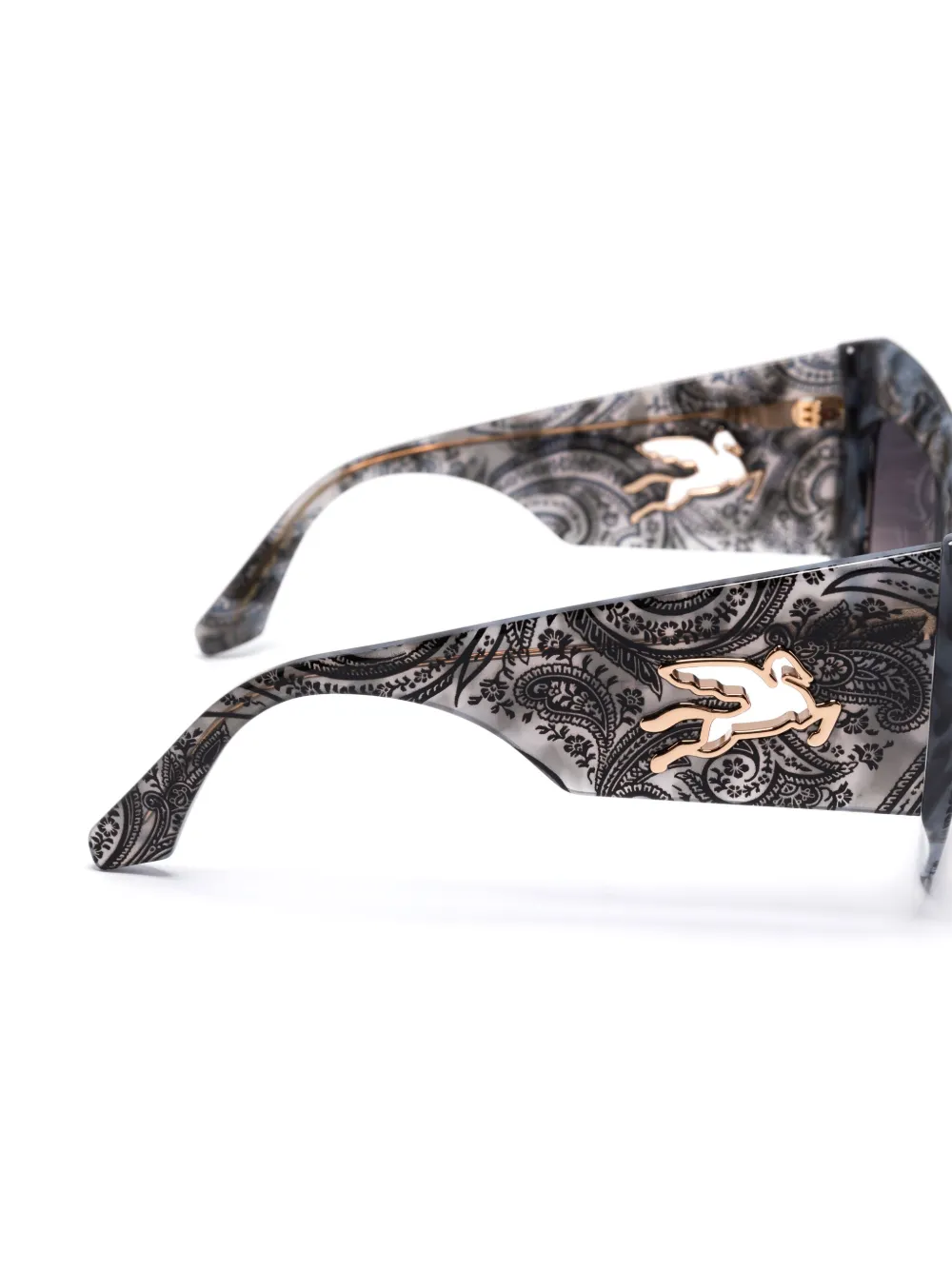 ETRO Zonnebril met paisley-print Grijs