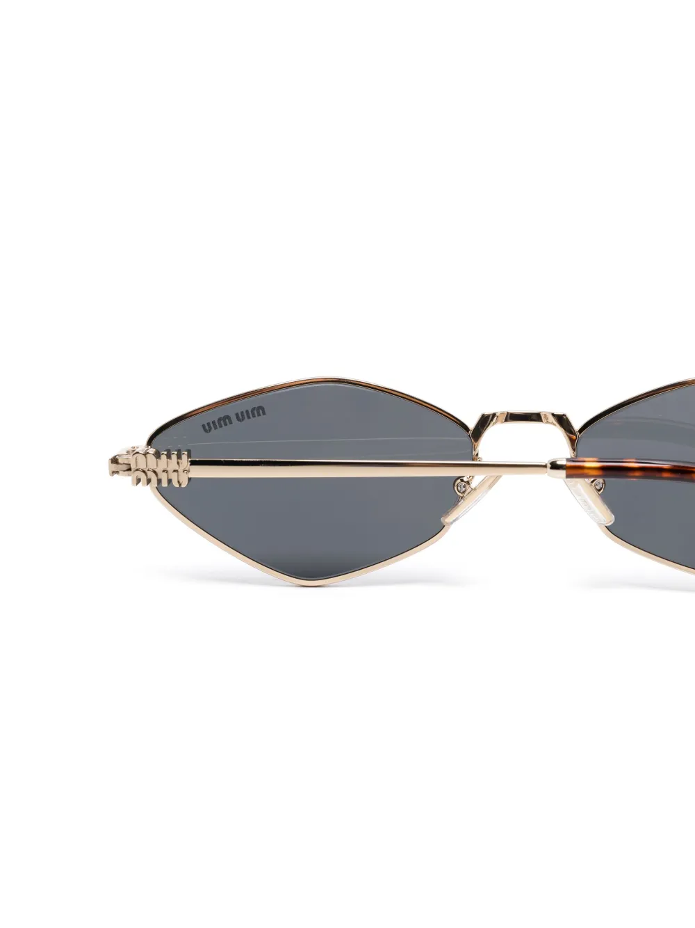 Miu Eyewear Miu Regard zonnebril Goud