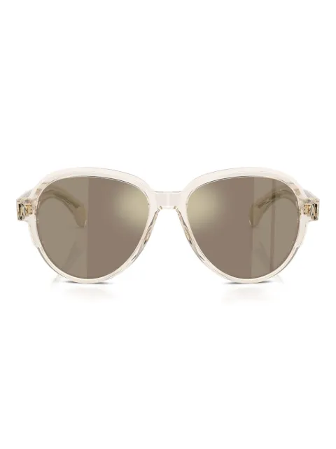 Moncler Eyewear Swanspan transparent round-frame sunglasses