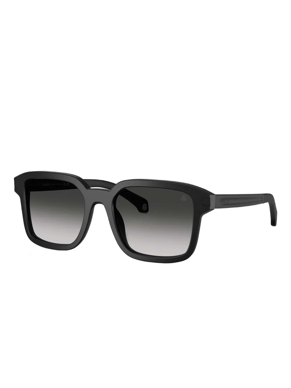 Moncler Eyewear Zonnebril met vierkant montuur - Zwart