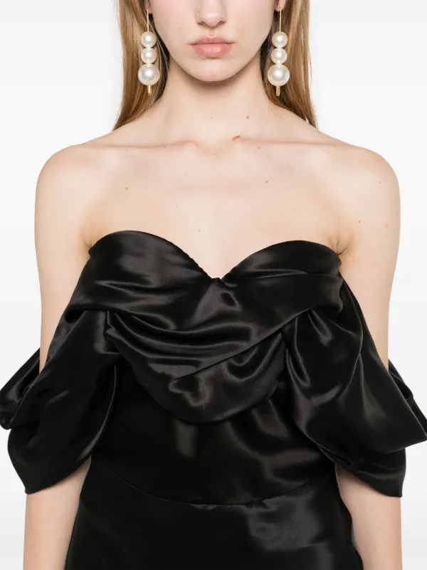 Giuseppe Di Morabito Silk Mini Dress | Black | FARFETCH JO