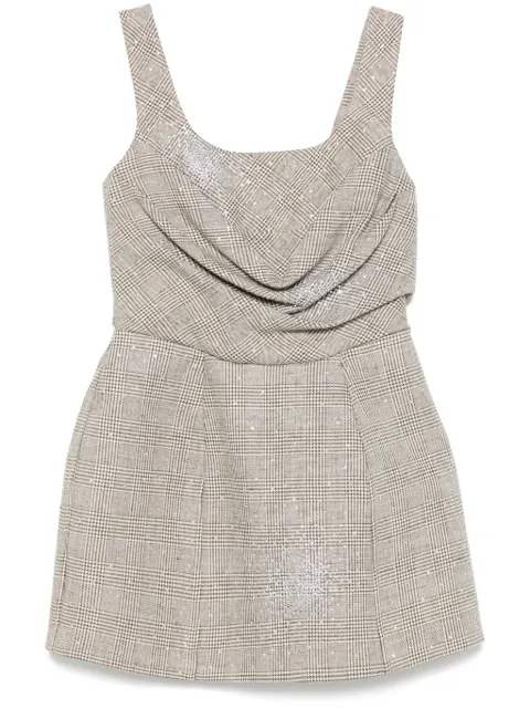 Giuseppe Di Morabito vestido corto con detalles de strass