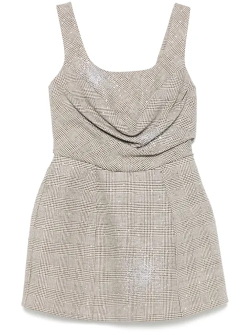 Robe courte à ornements strassés - Giuseppe Di Morabito - Modalova