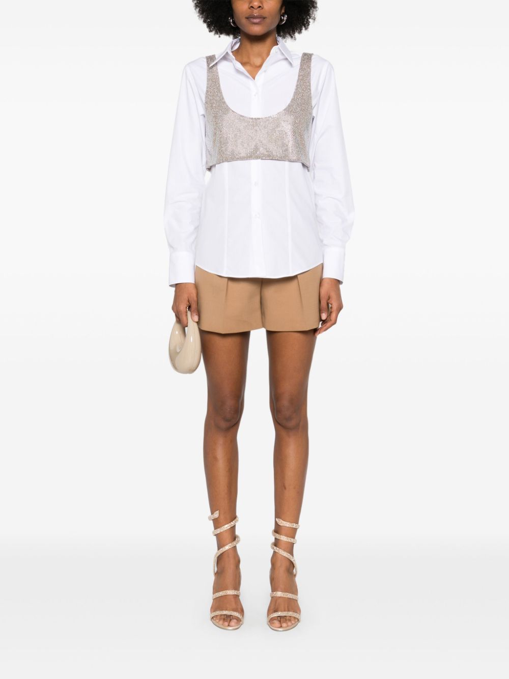 Giuseppe Di Morabito layered shirt - Wit