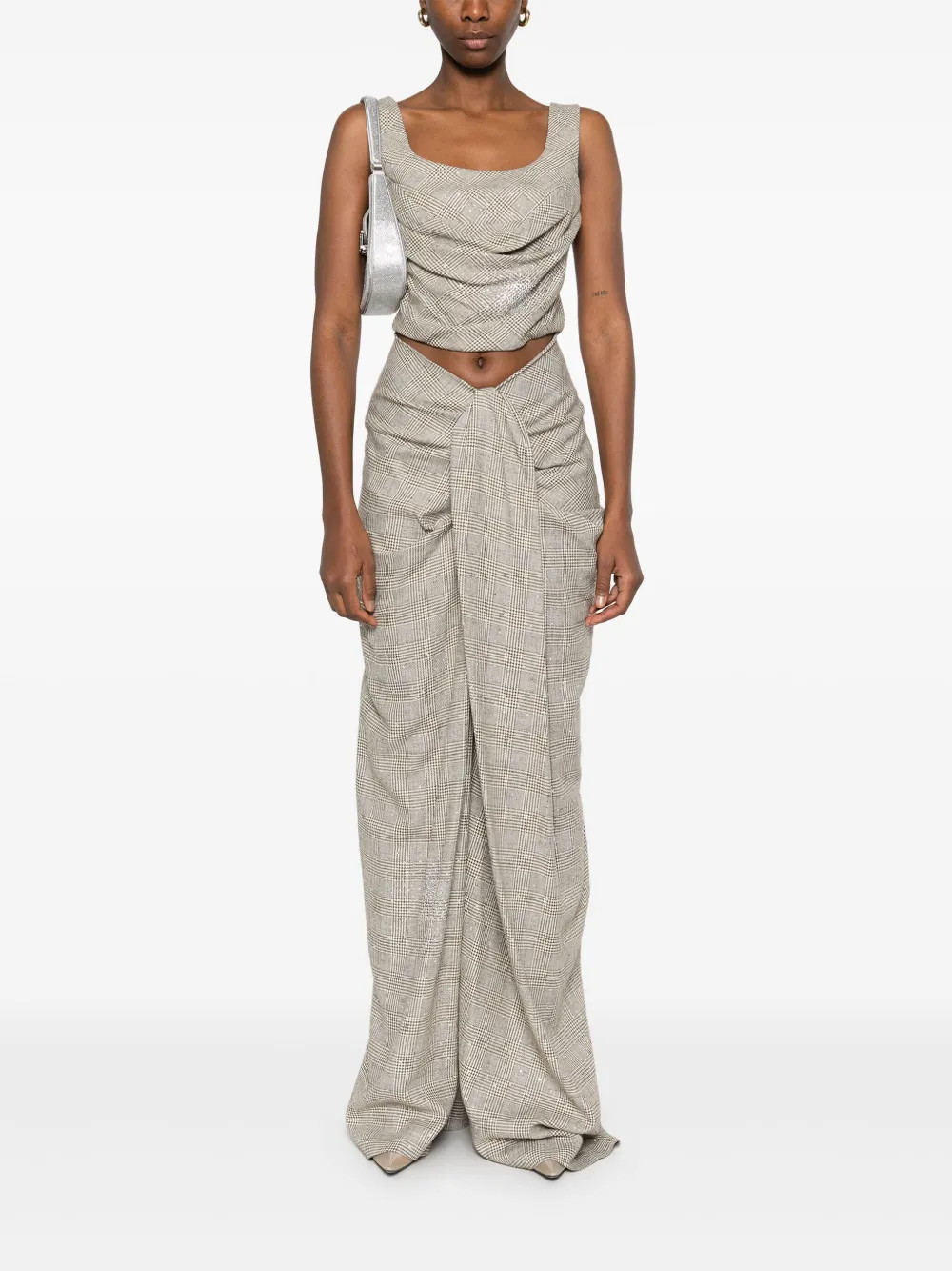 Giuseppe Di Morabito draped trousers - Beige