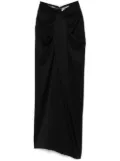 Giuseppe Di Morabito draped-detailed trousers - Black