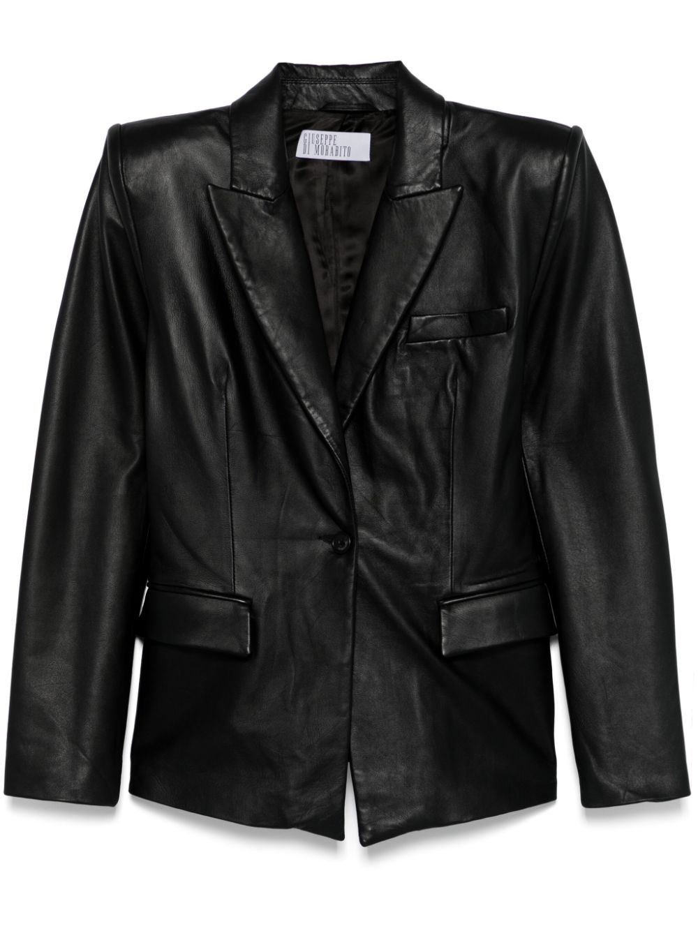 leather blazer