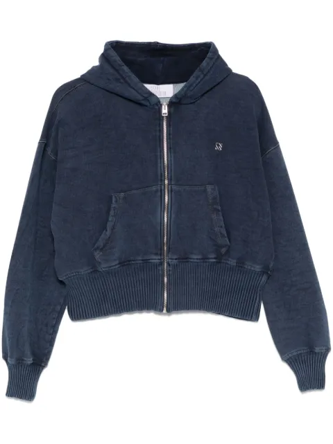 Giuseppe Di Morabito hoodie en coton à effet délavé