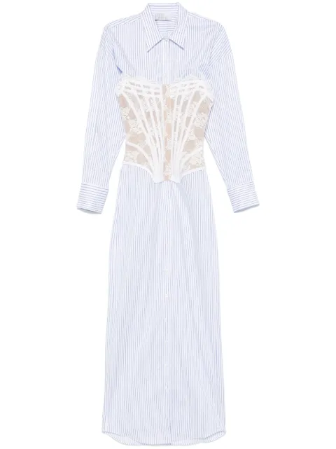 Giuseppe Di Morabito vestido recto con capas