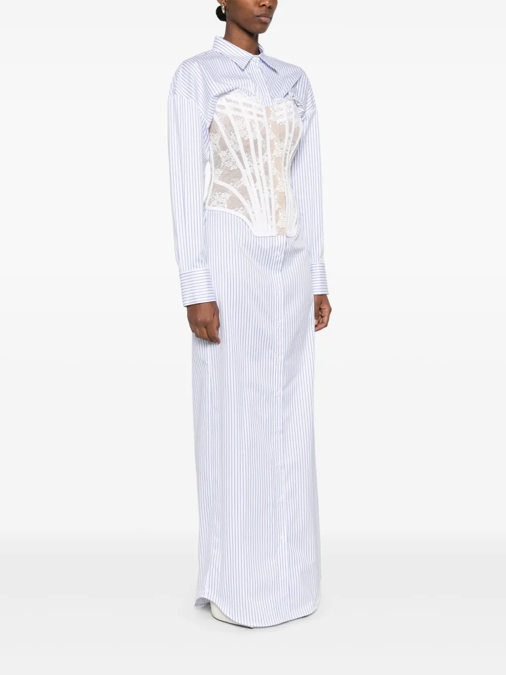Giuseppe Di Morabito Blousejurk met gelaagd-effect Wit