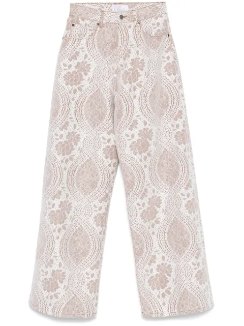 Giuseppe Di Morabito jeans con efecto de encaje