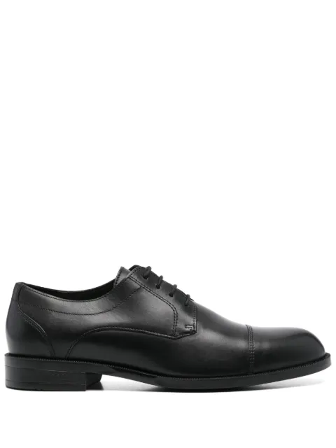 BOSS leather derby shoes