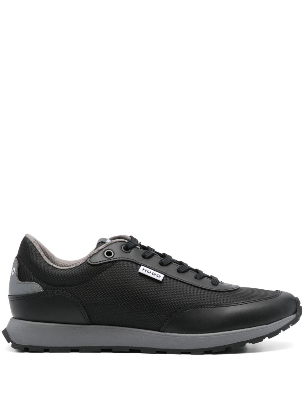 BOSS panelled sneakers Black