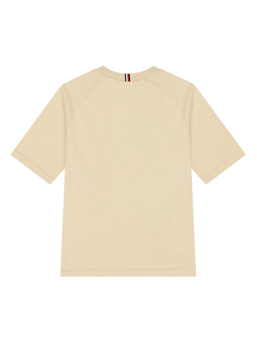 Tommy Hilfiger Junior T-shirt met logo - Beige