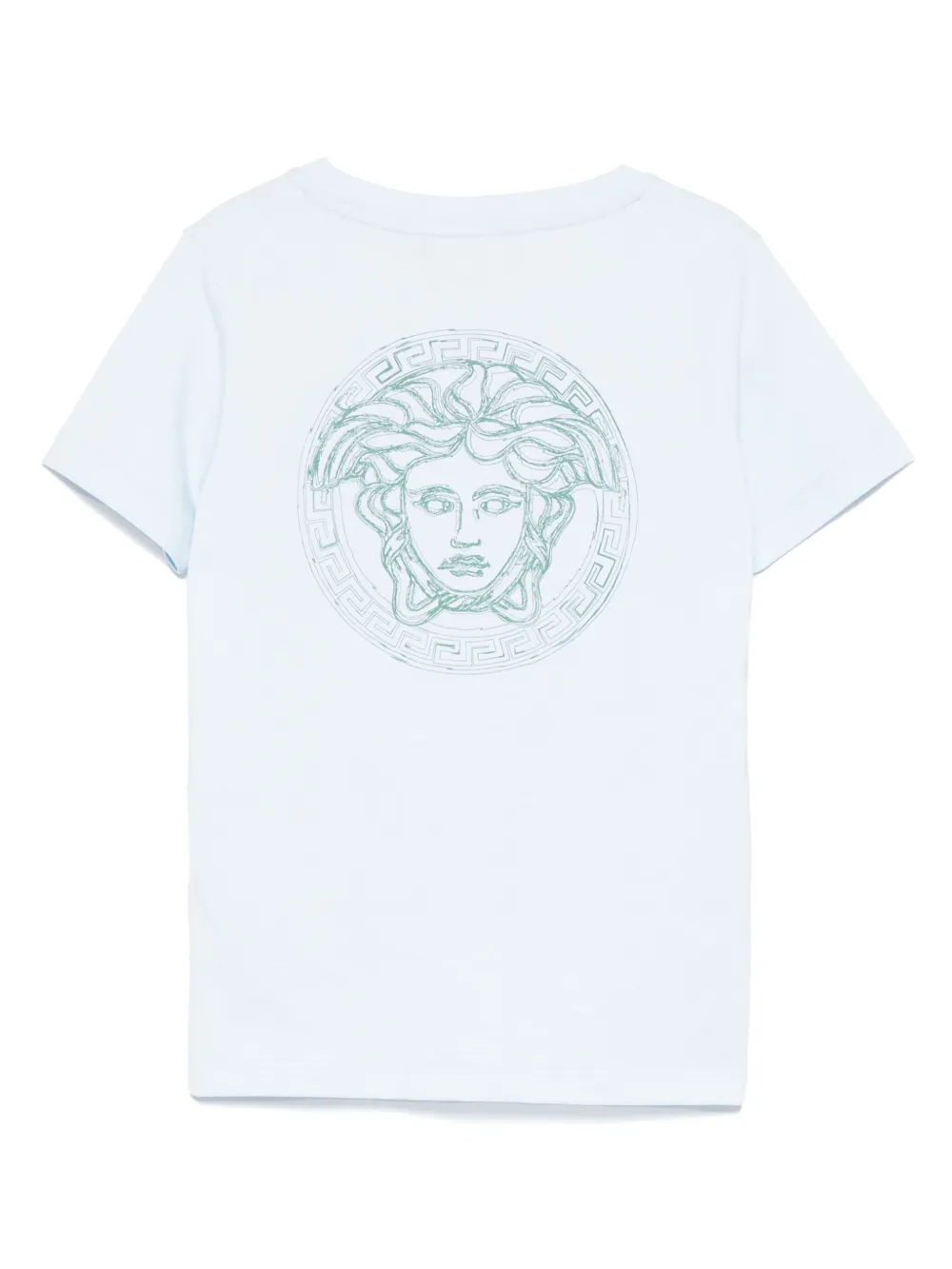 Versace Kids T-shirt met Medusa-print - Blauw