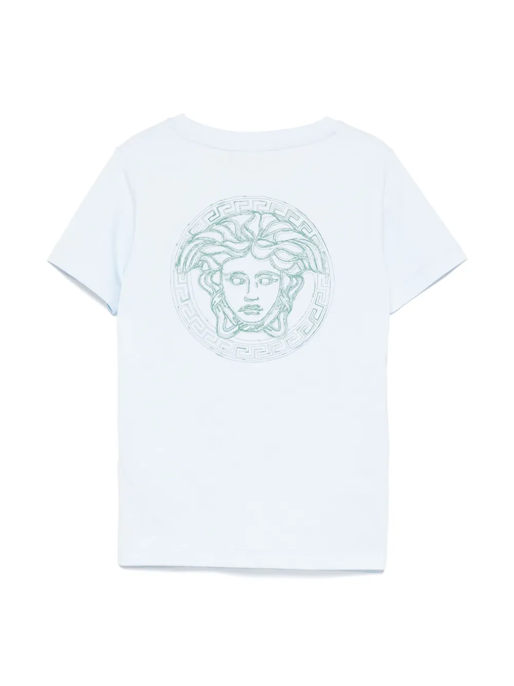 Versace Kids T-shirt met Medusa-print - Blauw