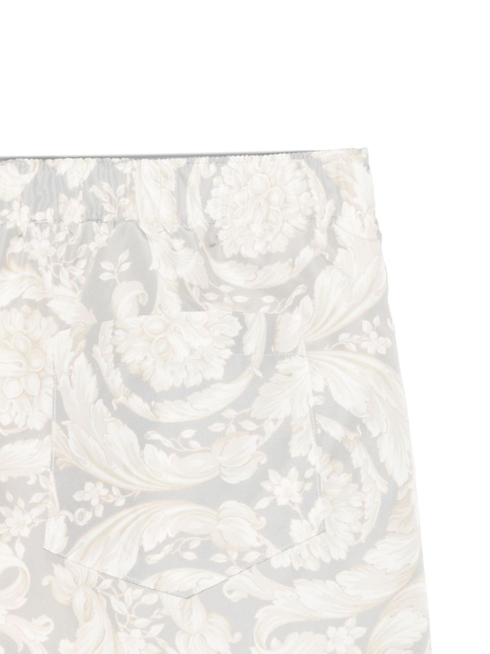 Versace Kids Barocco-print swim shorts - Neutrals