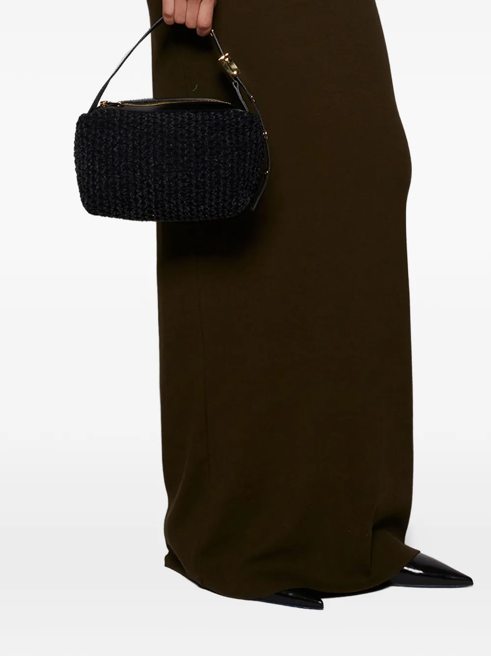Sacai テクスチャード ショルダーバッグ | ブラック | FARFETCH JP