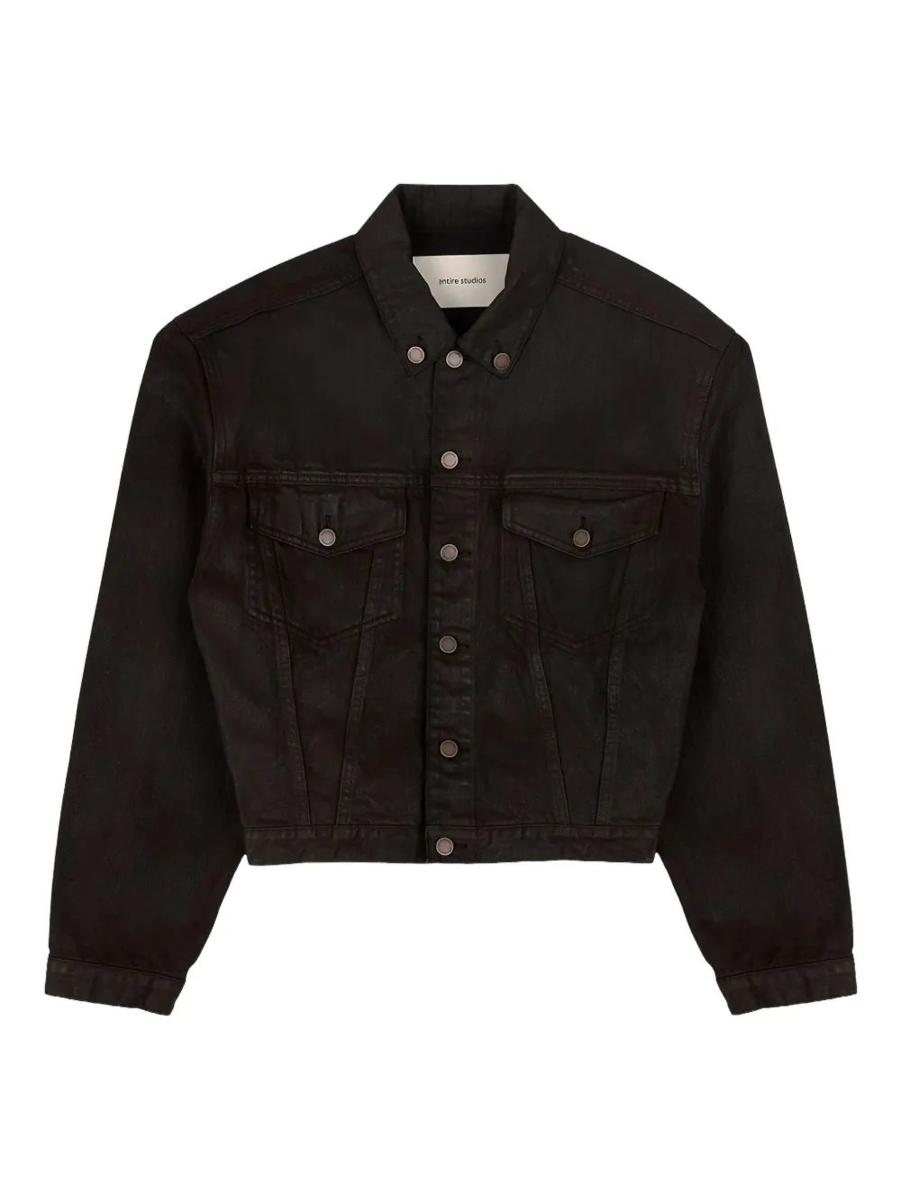ENTIRE STUDIOS cotton denim jacket Grijs