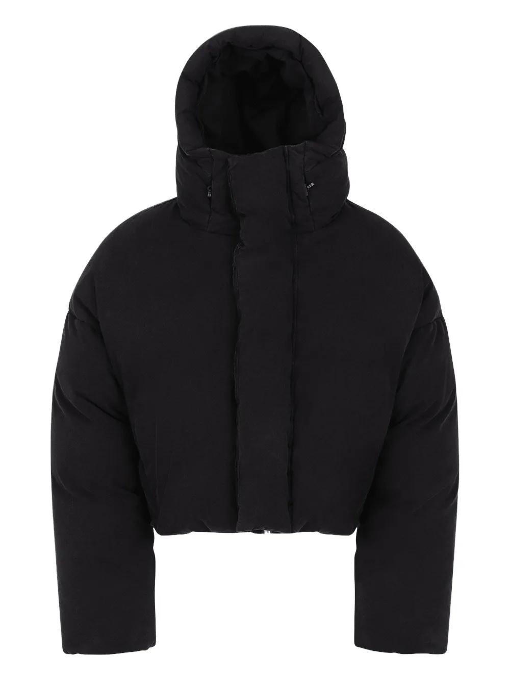 ENTIRE STUDIOS cropped puffer jacket | Grey | Image 1