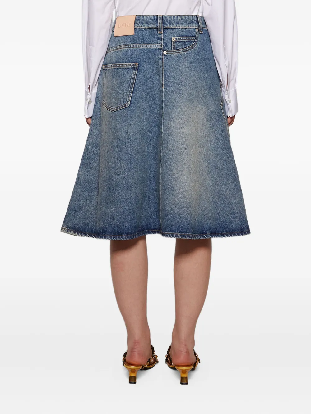 LOEWE Denim rok Blauw