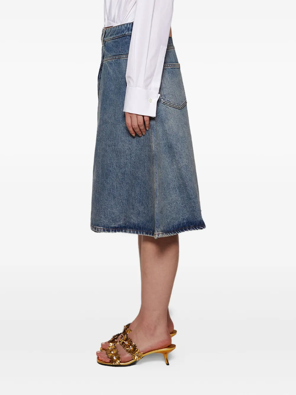 LOEWE Denim rok Blauw