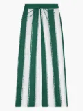 Calle Del Mar Cabana striped knit trousers - Green