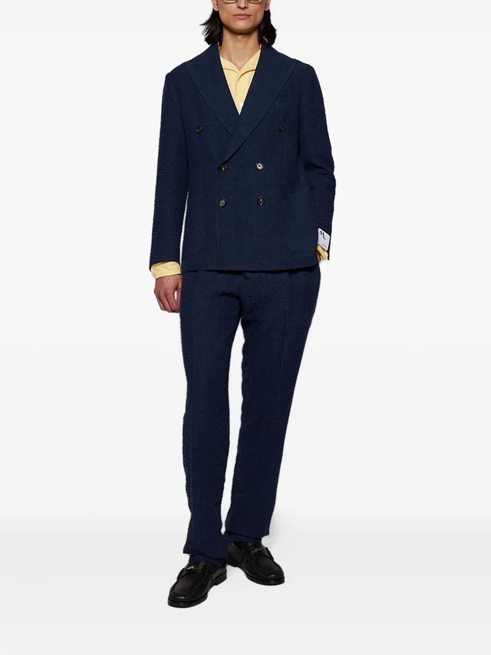 Doppiaa double-breasted Aabele blazer and Aantioco trousers | Double  Breasted Suits | Image 2