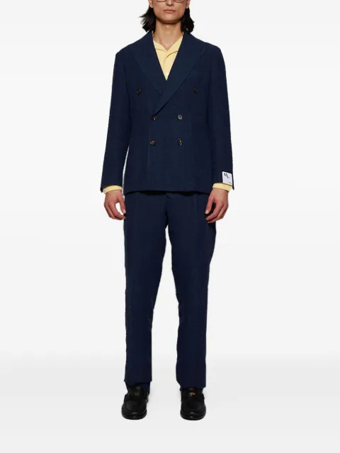 Doppiaa double-breasted Aabele blazer and Aantioco trousers