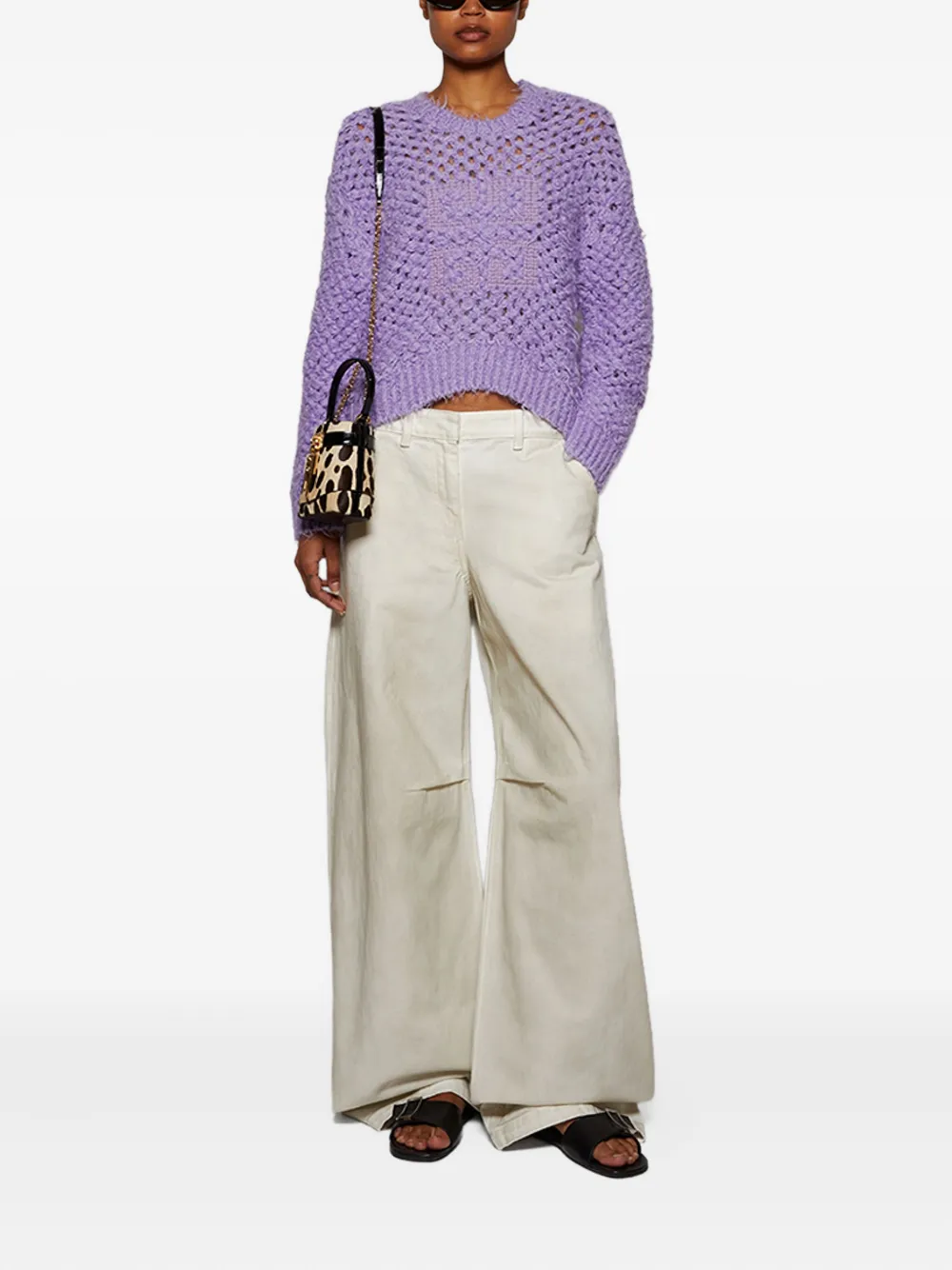 ENTIRE STUDIOS logo-patch jeans | Wide-Leg Jeans | Image 2