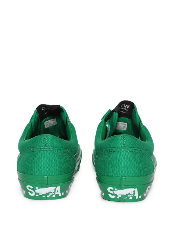 国内発送 Vans☆OTW Old Skool Reissue 36 Vibram グリーン Vans OTW Old Skool Reissue 36 Vibram Sneakers | Green | FARFETCH