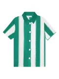 Calle Del Mar striped short-sleeve shirt - Green