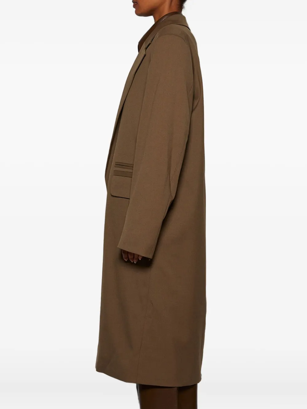 ENTIRE STUDIOS double-breasted coat Beige