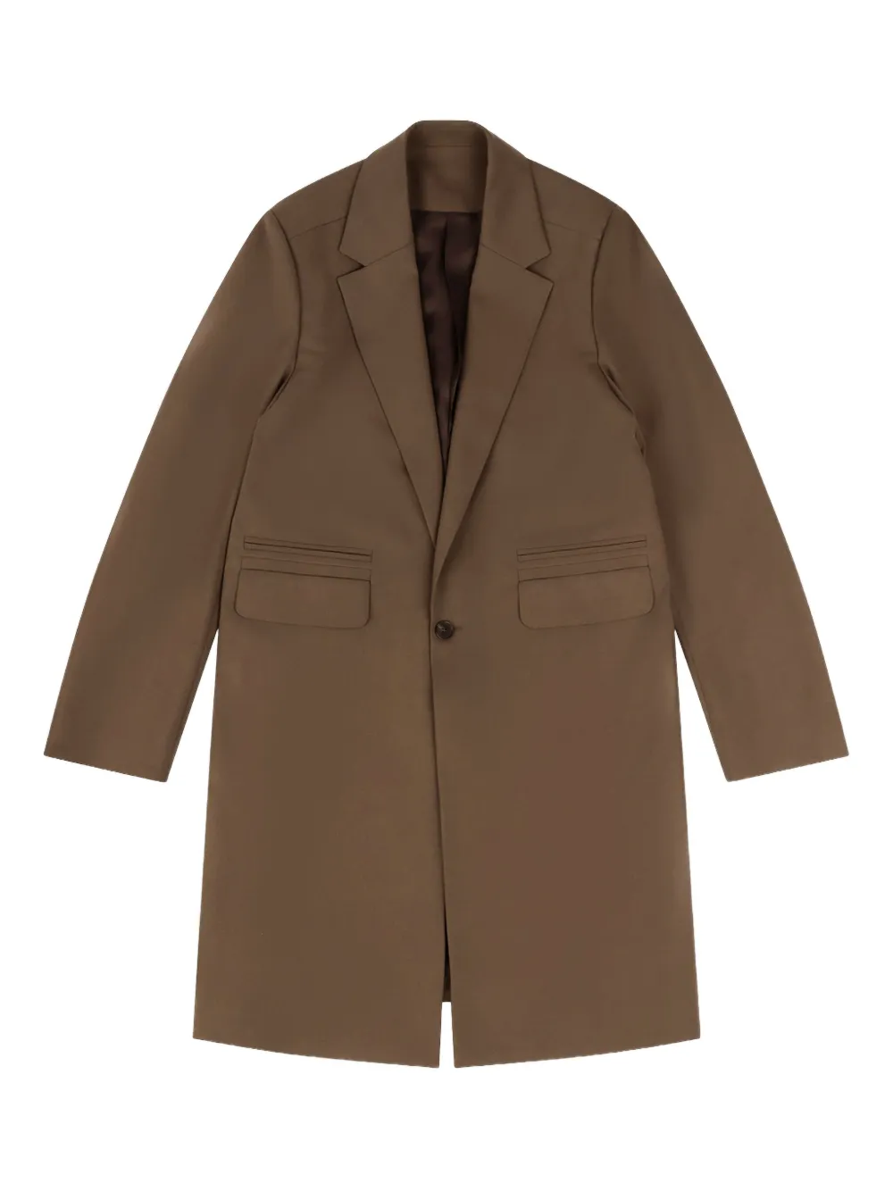 ENTIRE STUDIOS double-breasted coat Beige