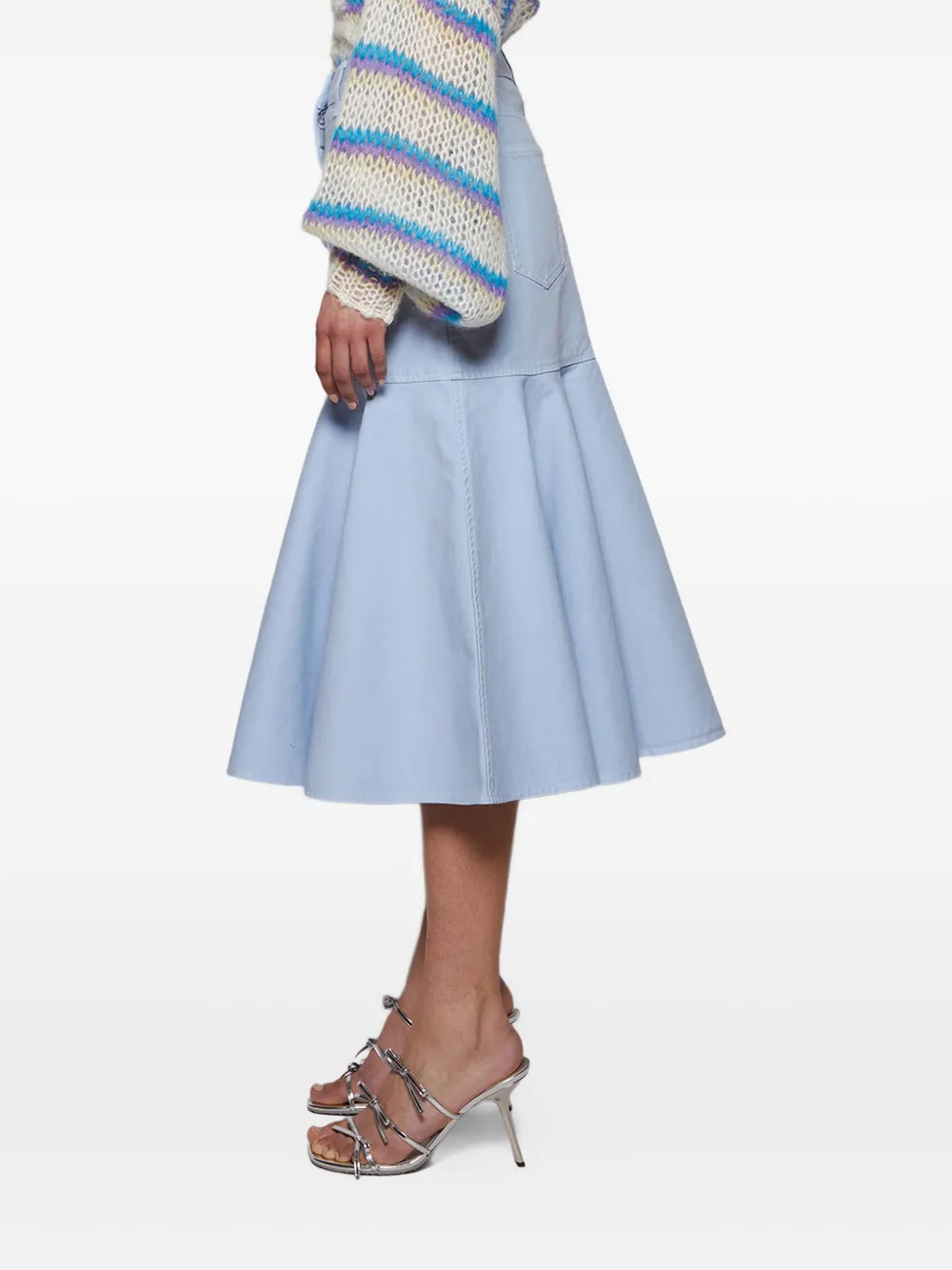 LOEWE Katoenen rok Blauw