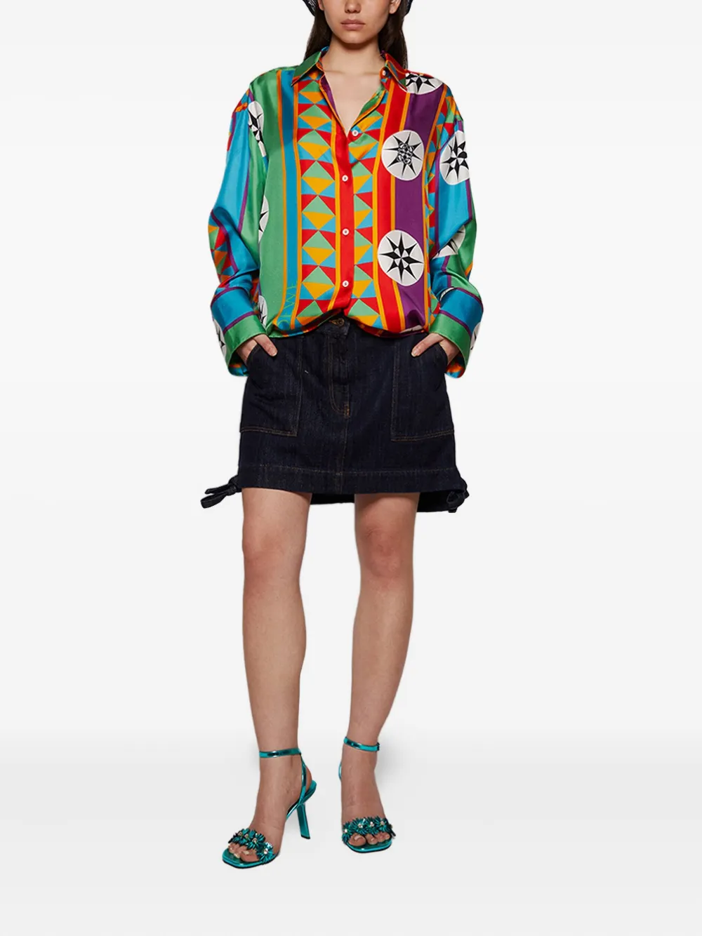 LOEWE denim skirt - Blauw