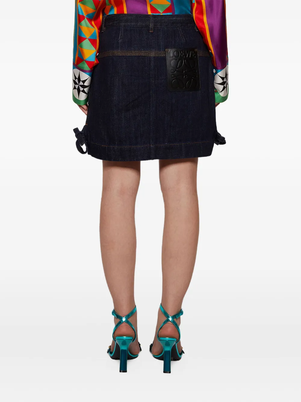 LOEWE Spijkerrok Blauw