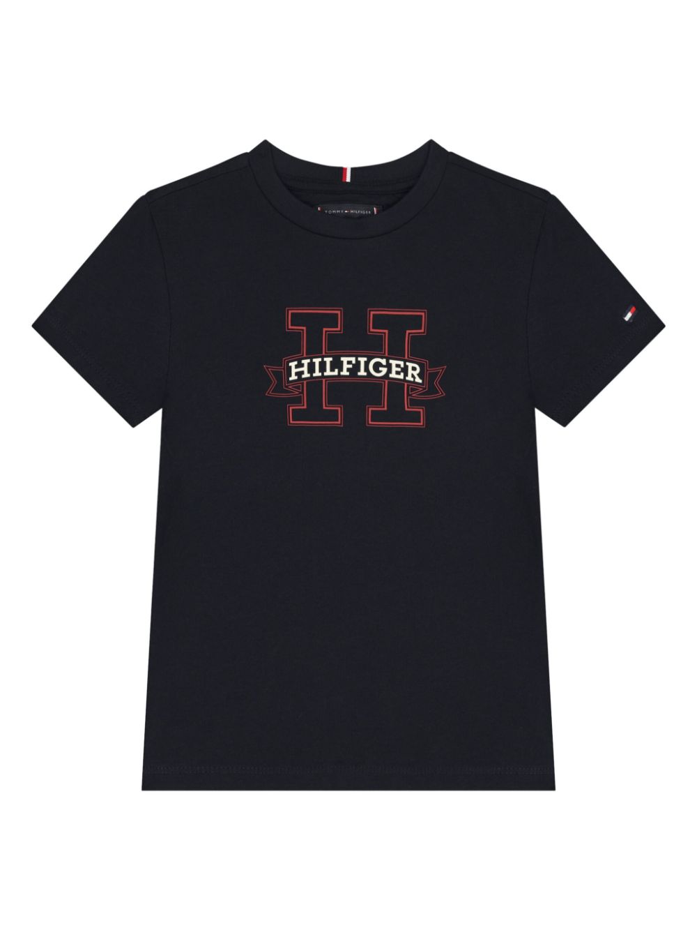 Tommy Hilfiger Junior logo t-shirt - Black