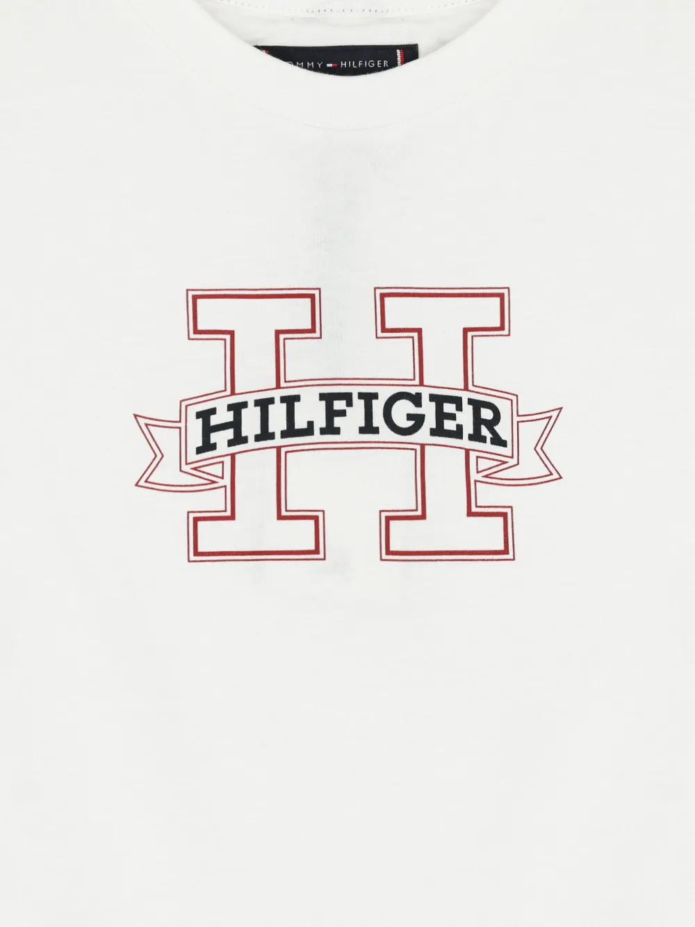 Tommy Hilfiger Junior T-shirt met logo Wit