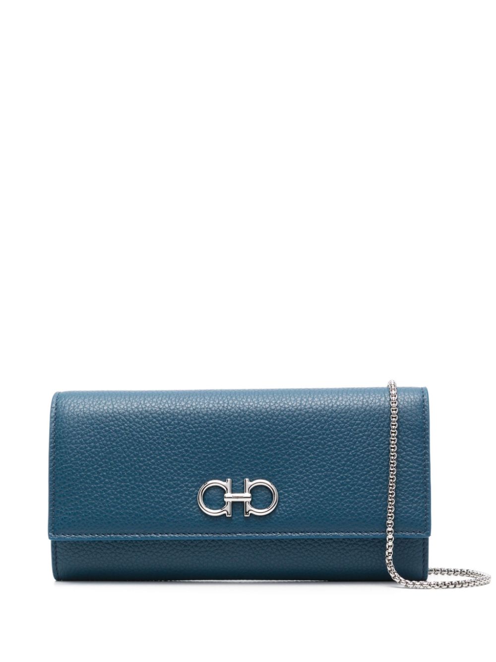 Ferragamo Gancini portemonnee Blauw