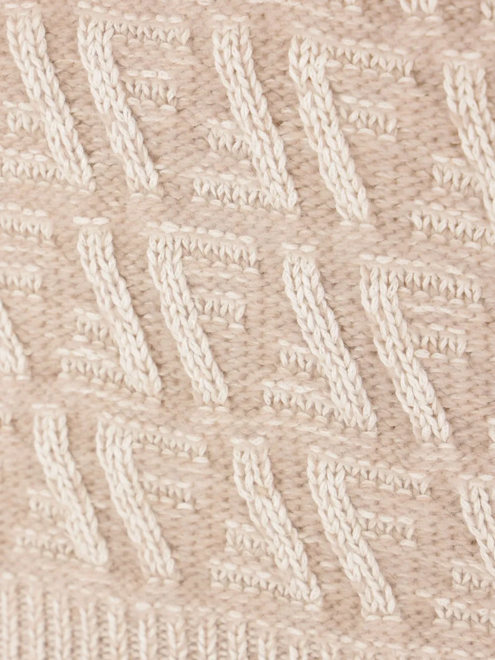 FENDI Polotop met geborduurd FF-logo Beige