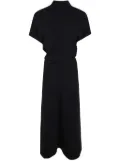 DRHOPE draped-detail maxi dress - Black