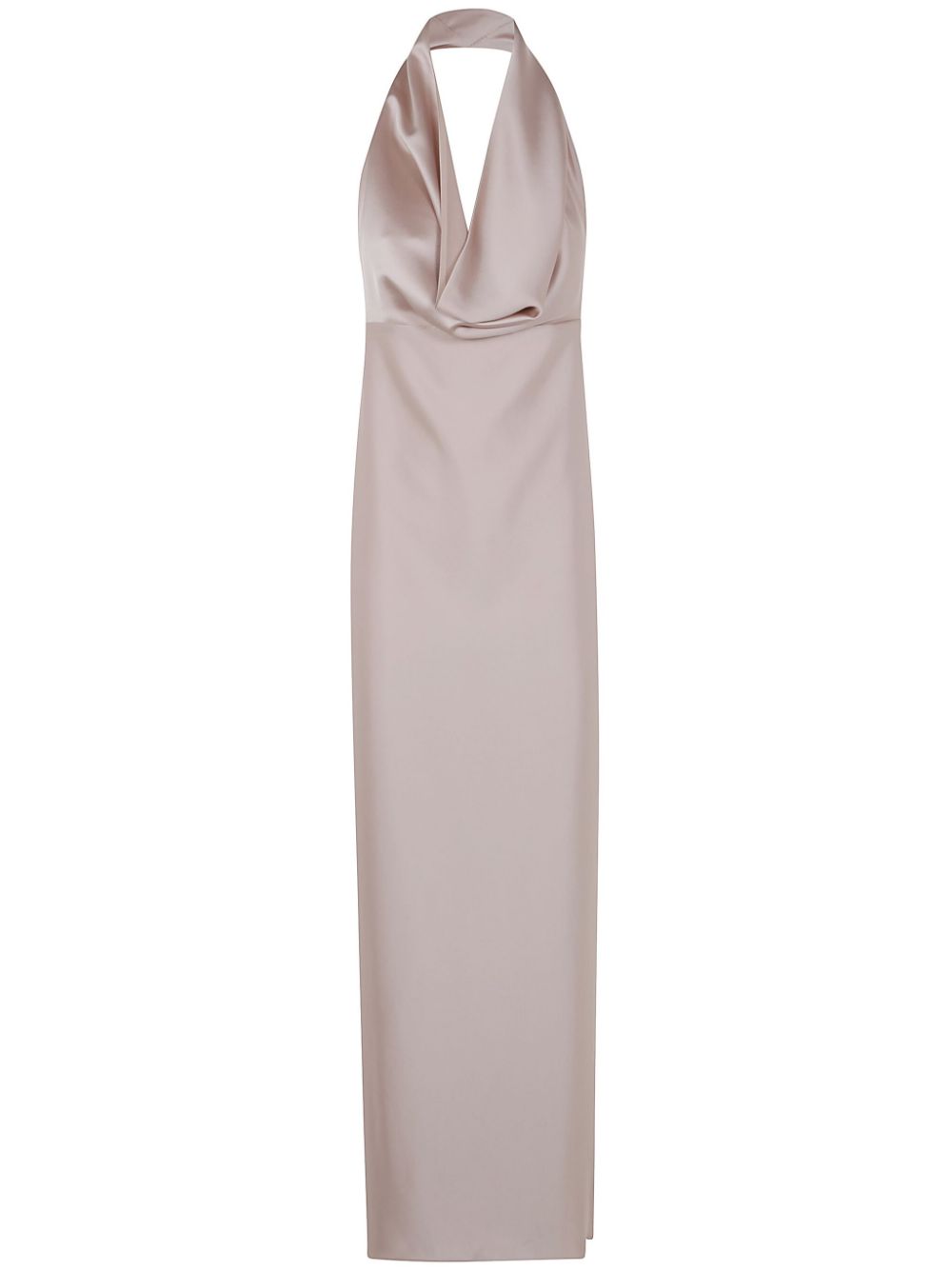 draped maxi dress