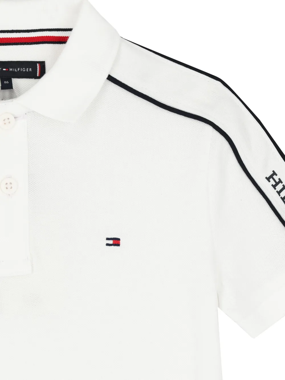 Tommy Hilfiger Junior Poloshirt Wit