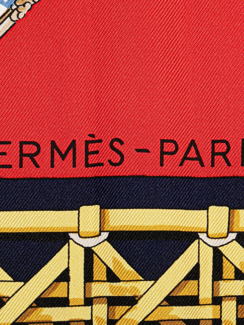 Hermès Pre-Owned 2000-2022 Feux De Route Silk Scarf scarves - Rood